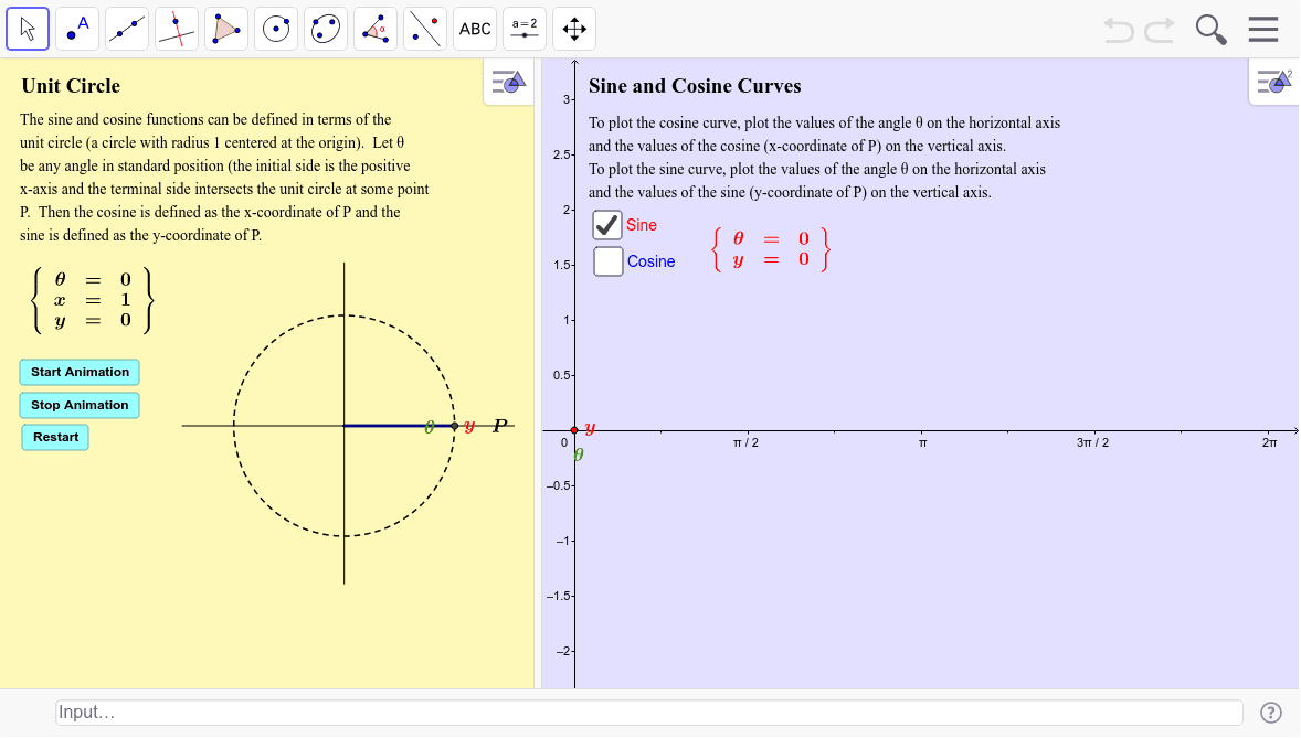 GeoGebra Applet