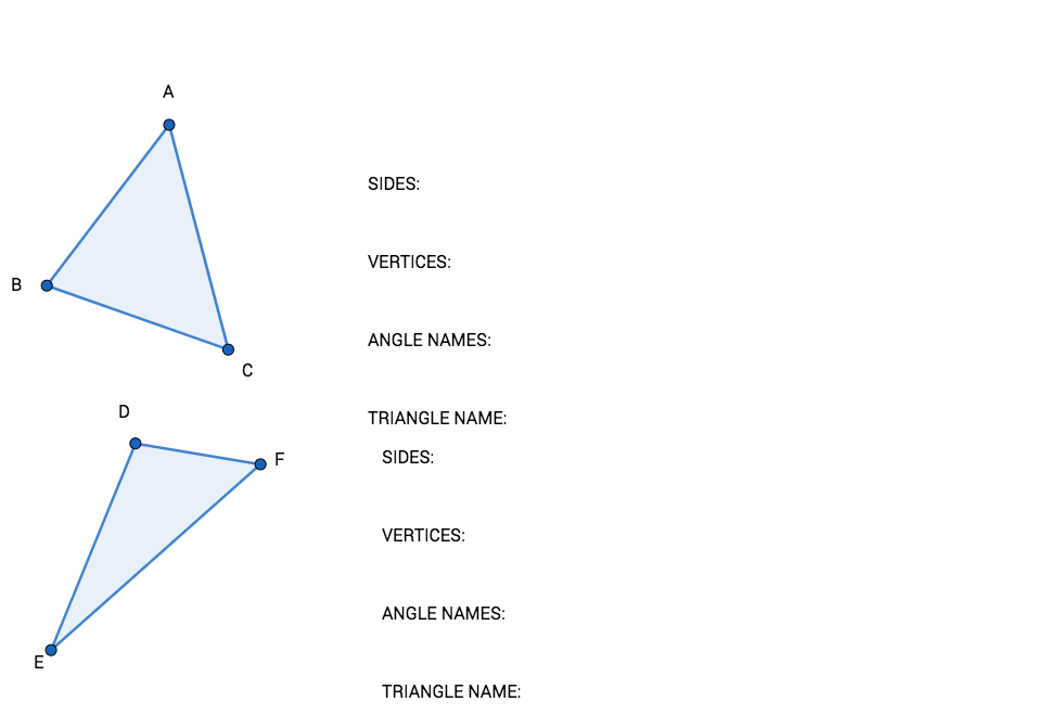 Naming Triangles