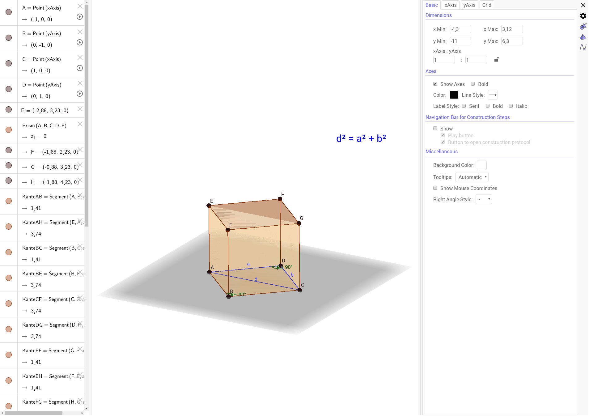 GeoGebra Applet