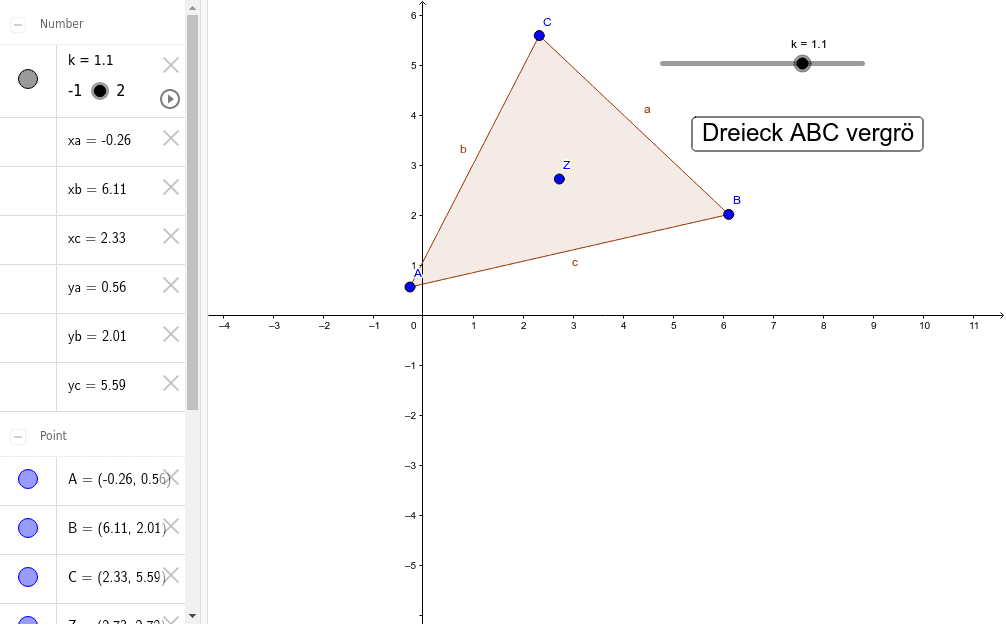 GeoGebra Applet