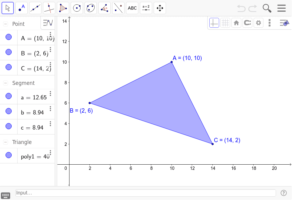 GeoGebra Applet