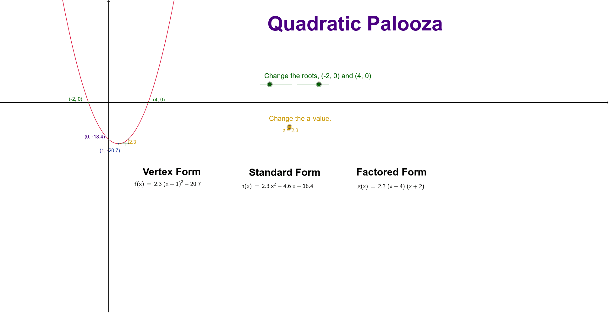 GeoGebra Applet