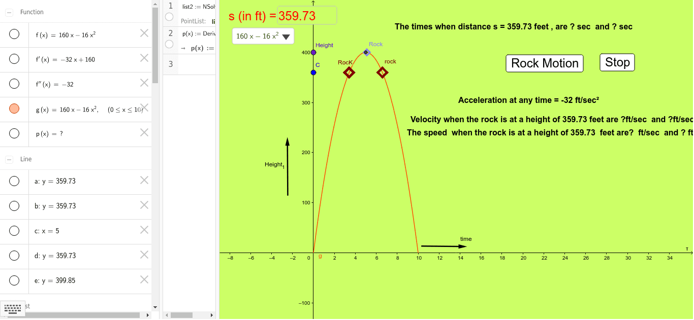 GeoGebra Applet