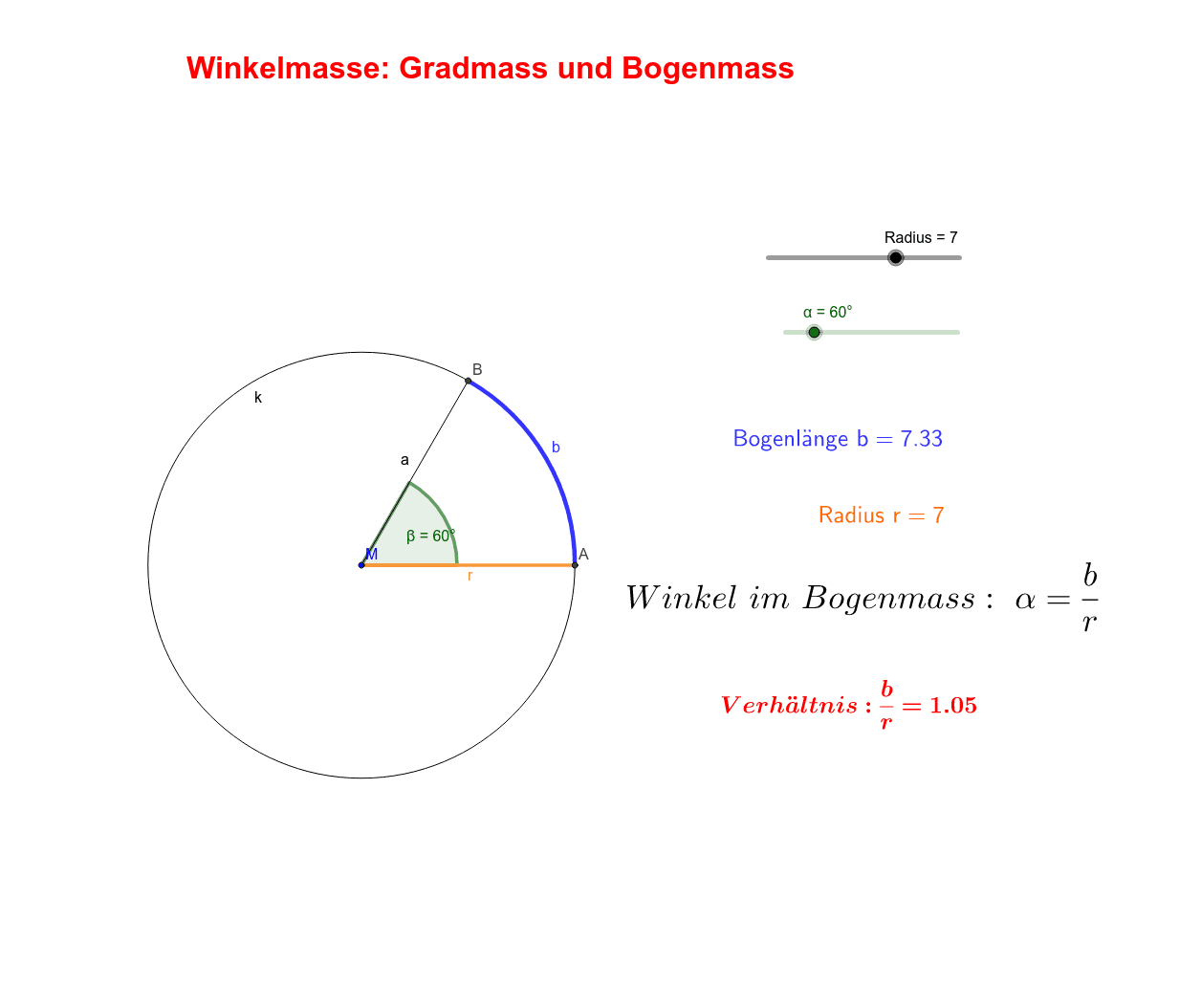 GeoGebra Applet