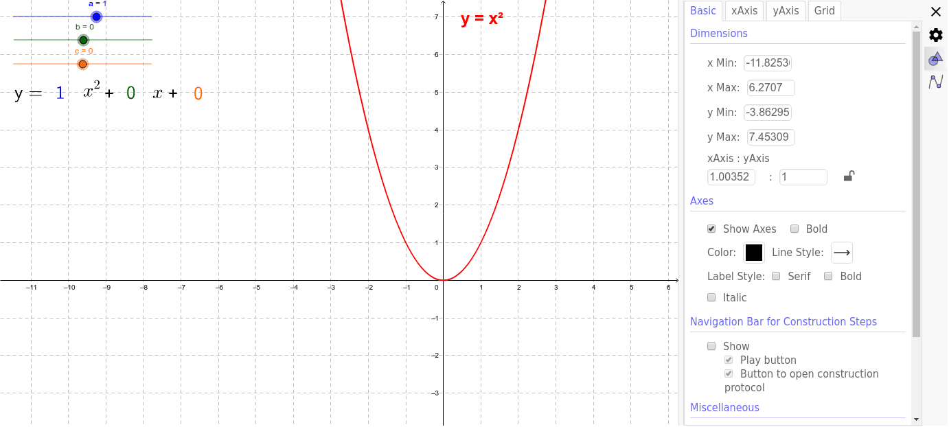 GeoGebra Applet