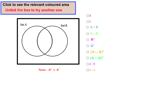 regions of a venn diagram with two sets geogebra venn diagram and set operations calculator
