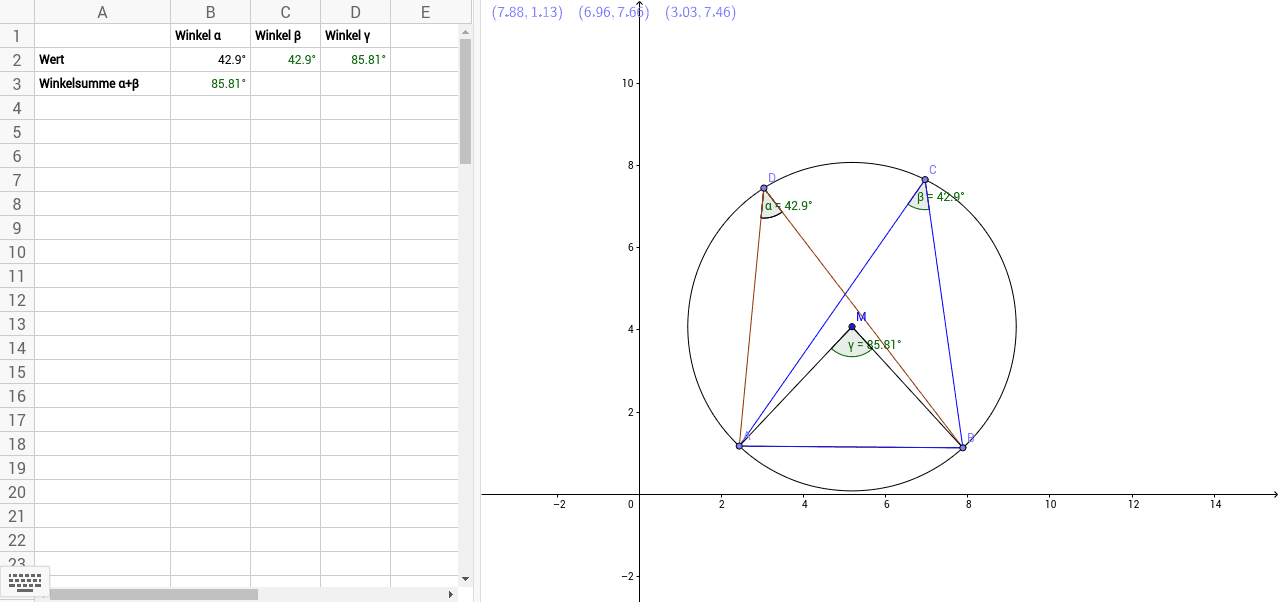 GeoGebra Applet