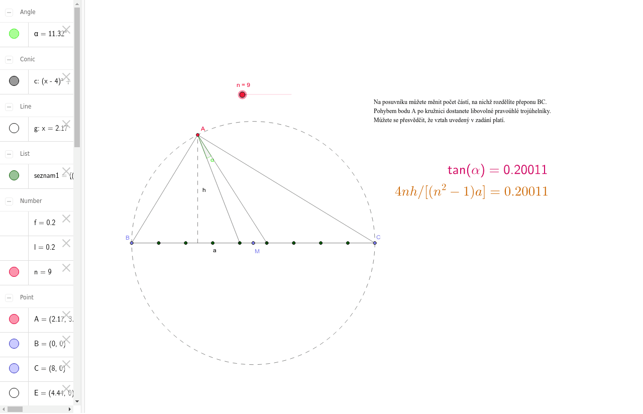 GeoGebra Applet