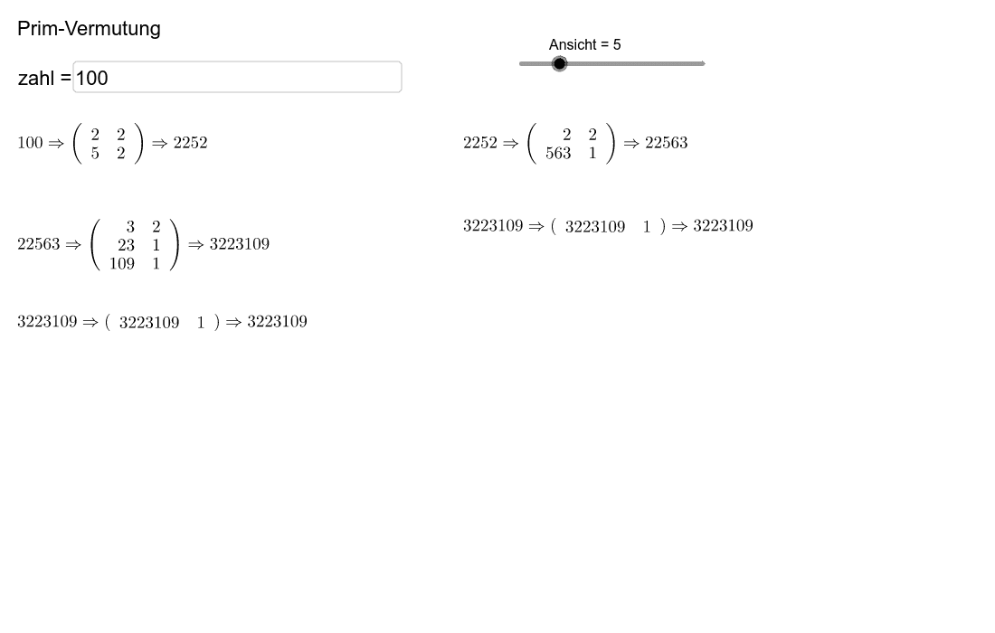 GeoGebra Applet