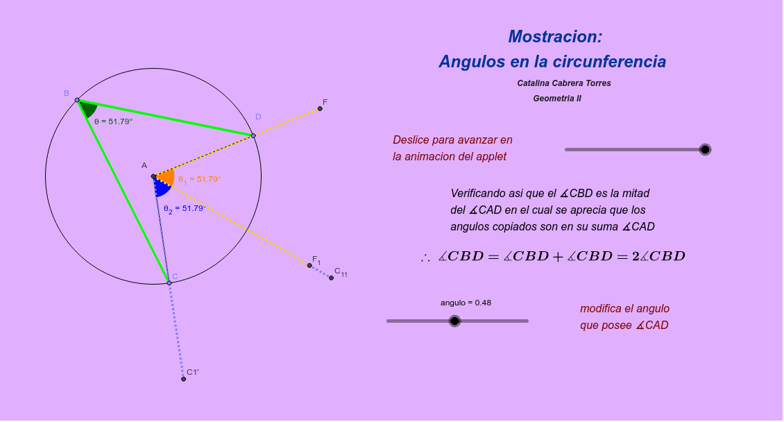 GeoGebra Applet