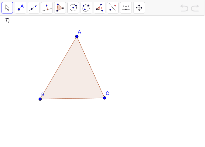 Construct all of the midsegments of the triangle.