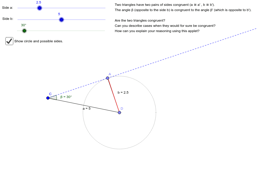 GeoGebra Applet