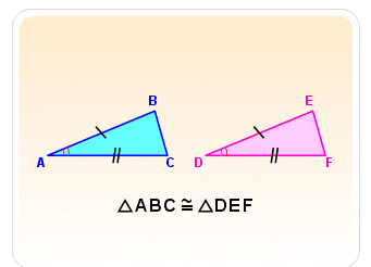 AB = ED
<BAC = <EDF
AC = DF