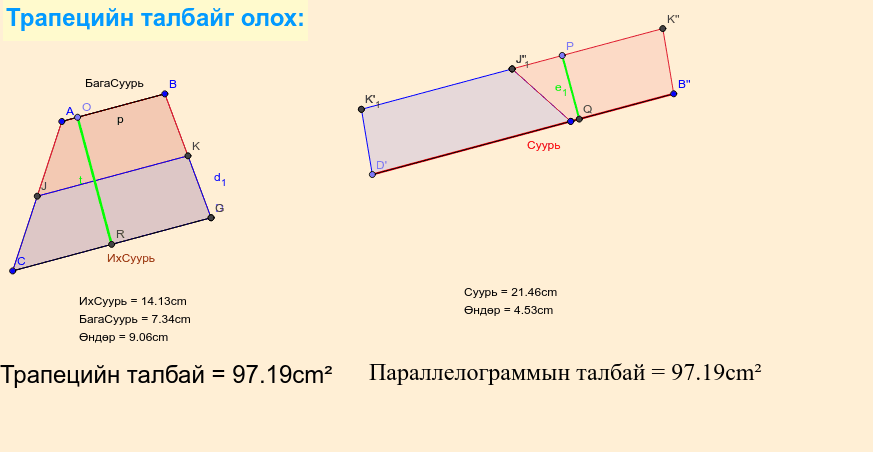 Трапецийн S Ж2 – GeoGebra
