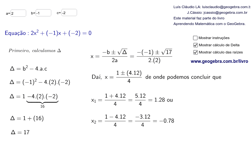 GeoGebra Applet