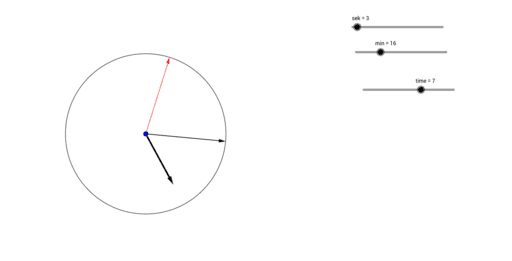Analog ur – GeoGebra