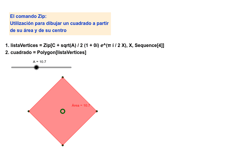 GeoGebra Applet