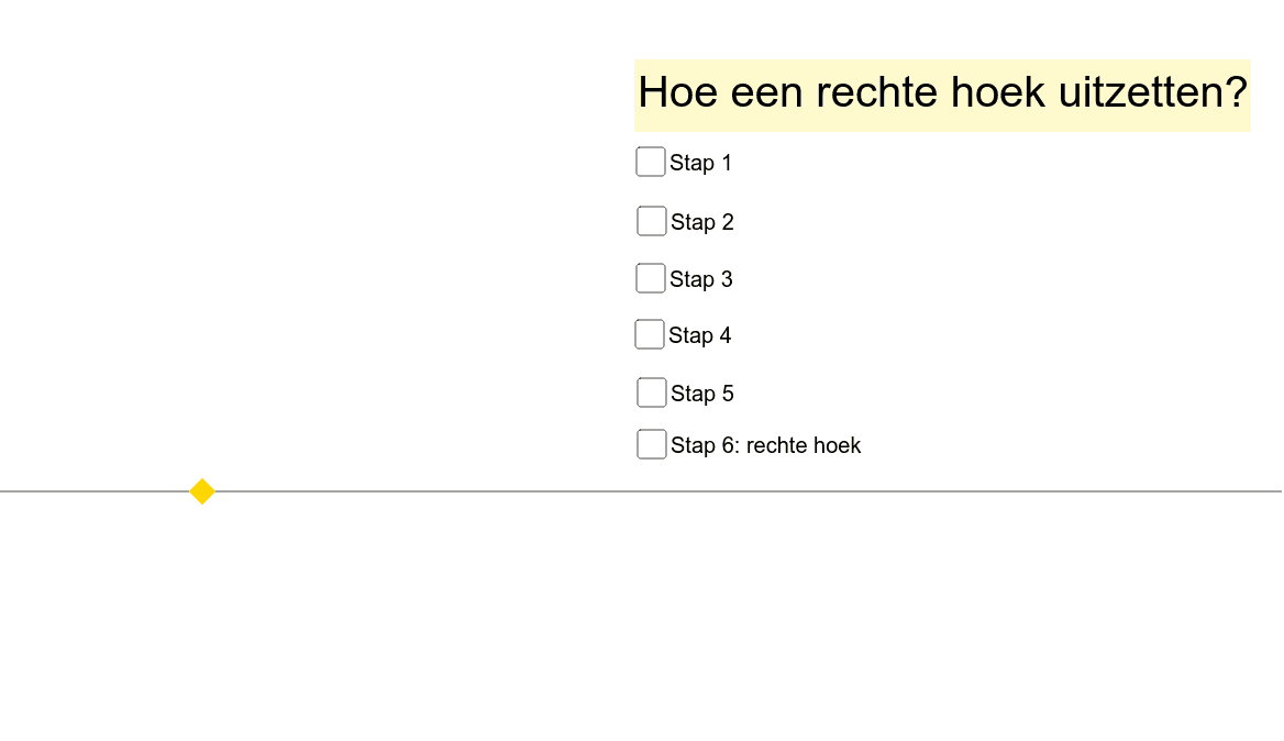 Klik eerst op "play" links onderaan vooraleer je de stappen overloopt.