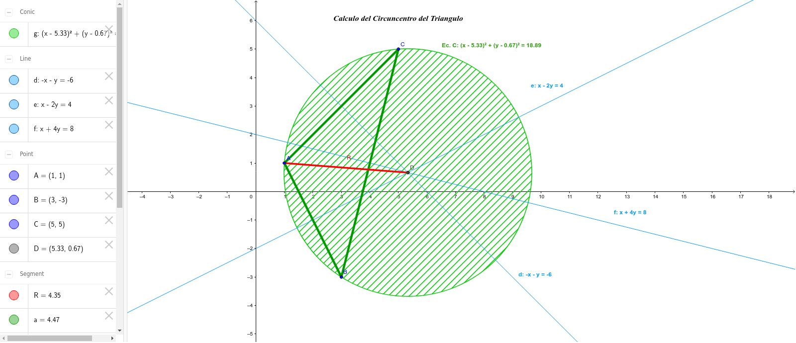 GeoGebra Applet