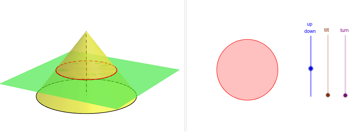 Cross-Sections of Cones Interactive