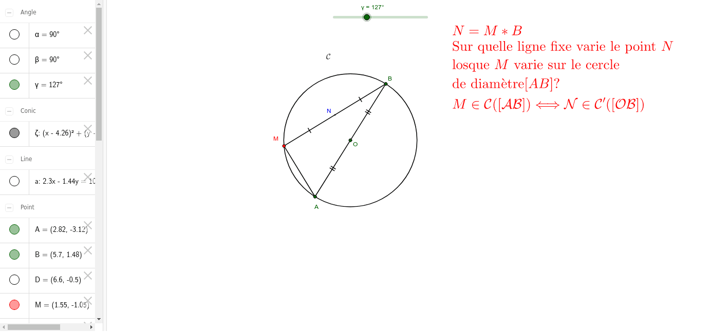 GeoGebra Applet