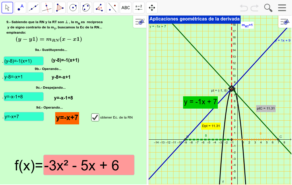 GeoGebra Applet