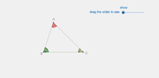 Angles in Triangles – GeoGebra