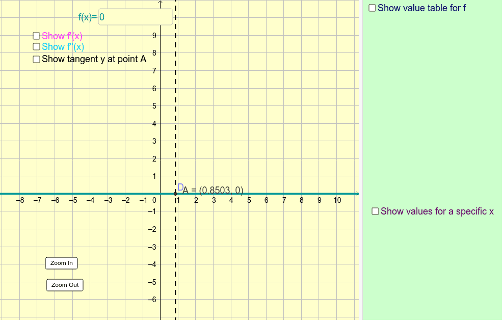 GeoGebra Applet