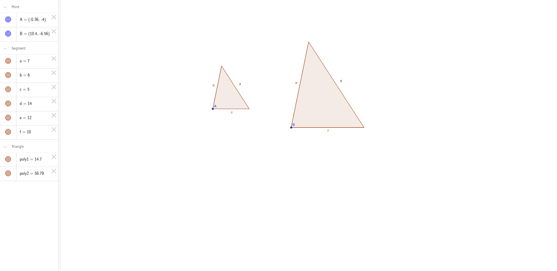 GeoGebra Applet