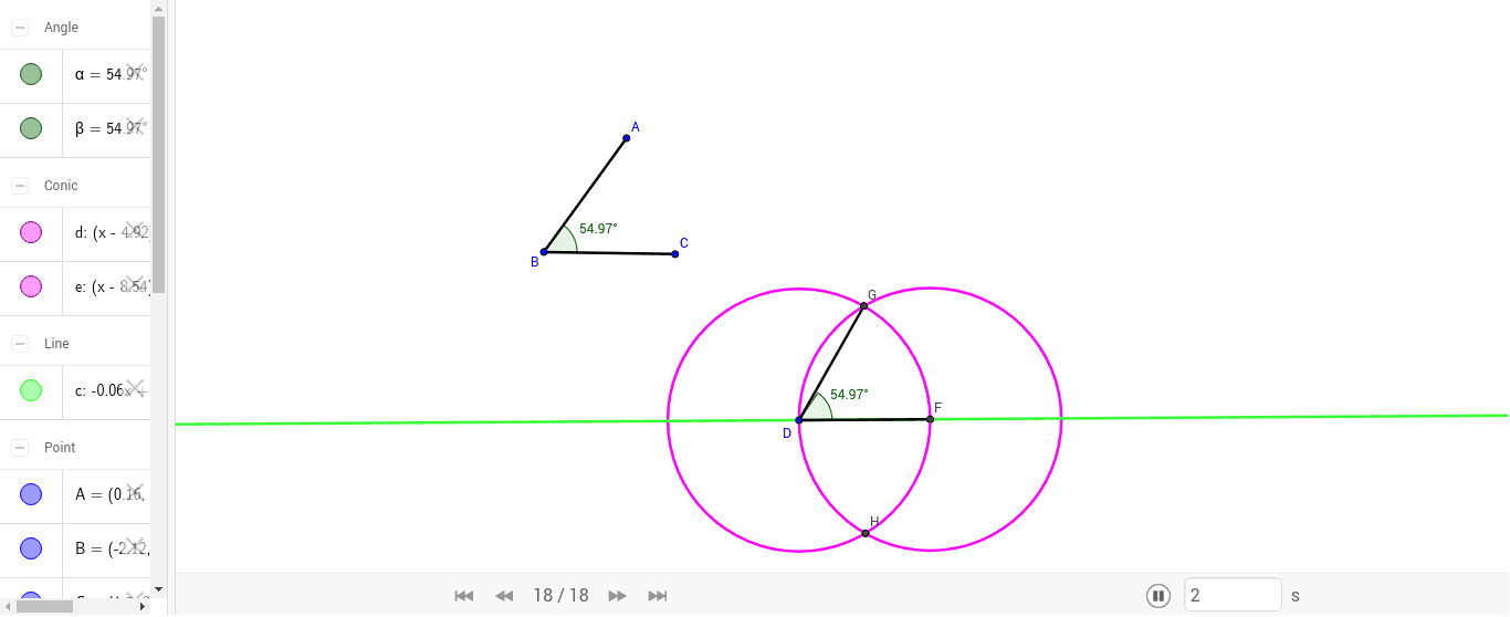 GeoGebra Applet