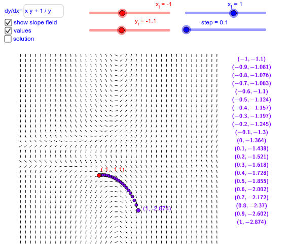 GeoGebra Applet