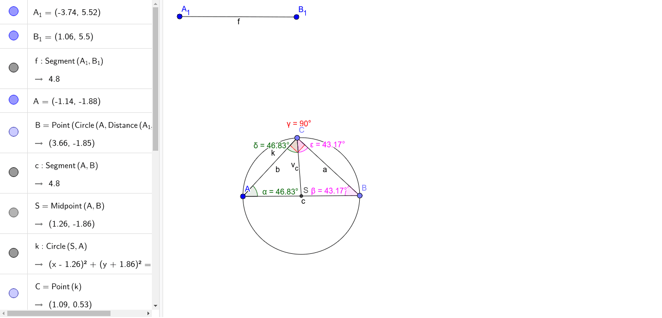 GeoGebra Applet