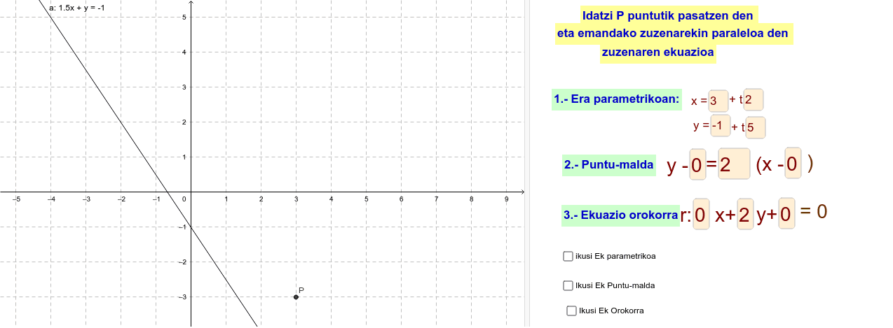 GeoGebra Applet