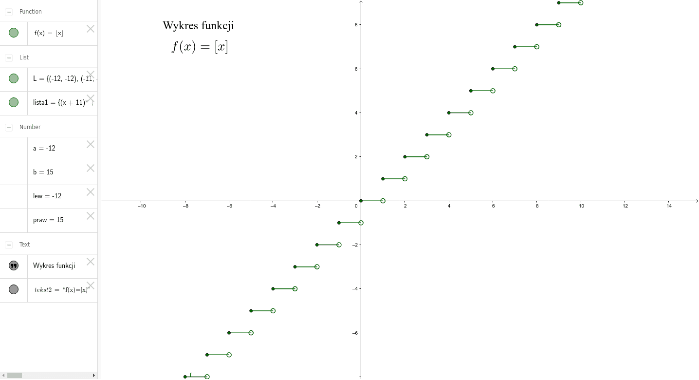 GeoGebra Applet