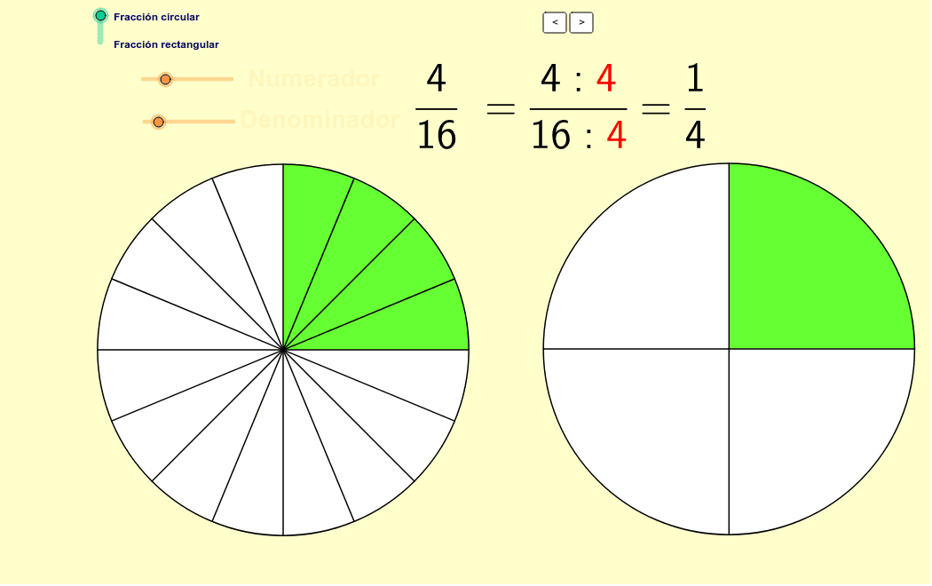 ¿Cuál es la fracción de 16