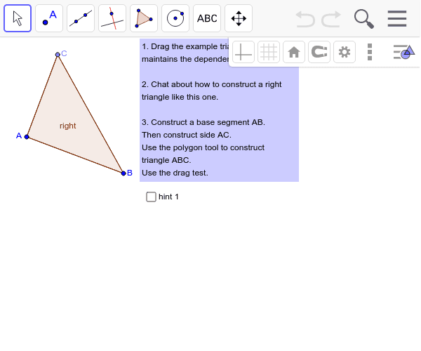 GeoGebra Applet
