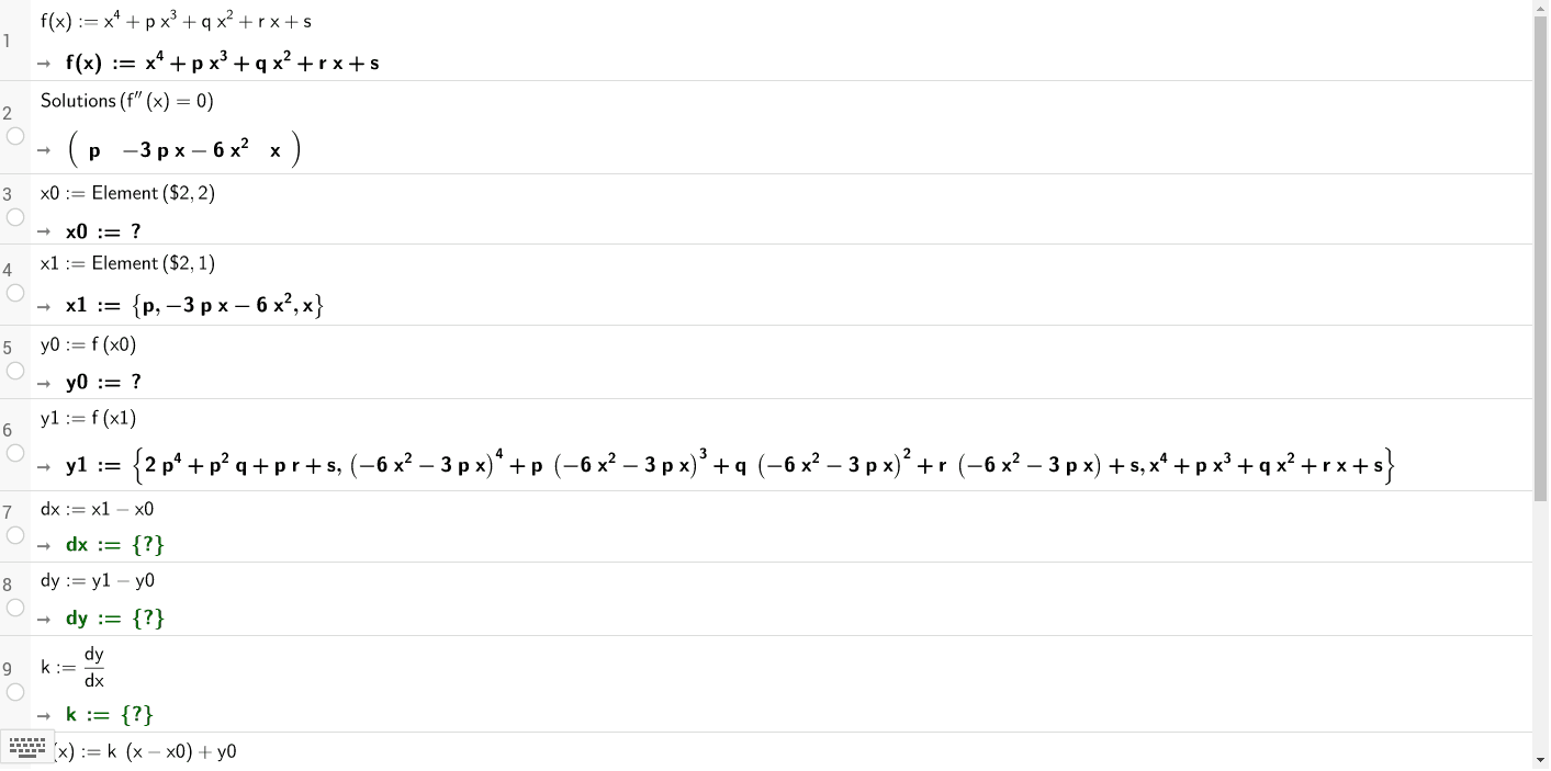 GeoGebra Applet