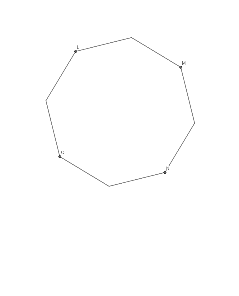 正八角形 Geogebra