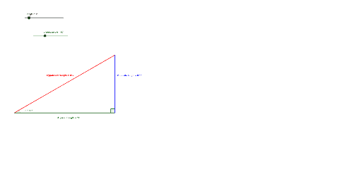 Trig Triangle with Side Lengths – GeoGebra