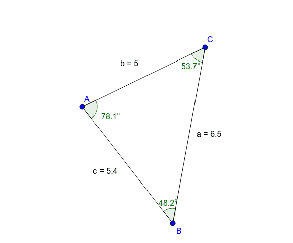 Triangle - Sides and Angles – GeoGebra