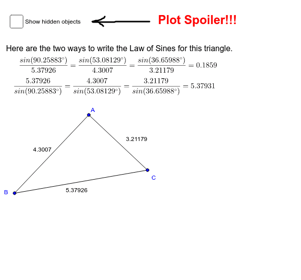 GeoGebra Applet