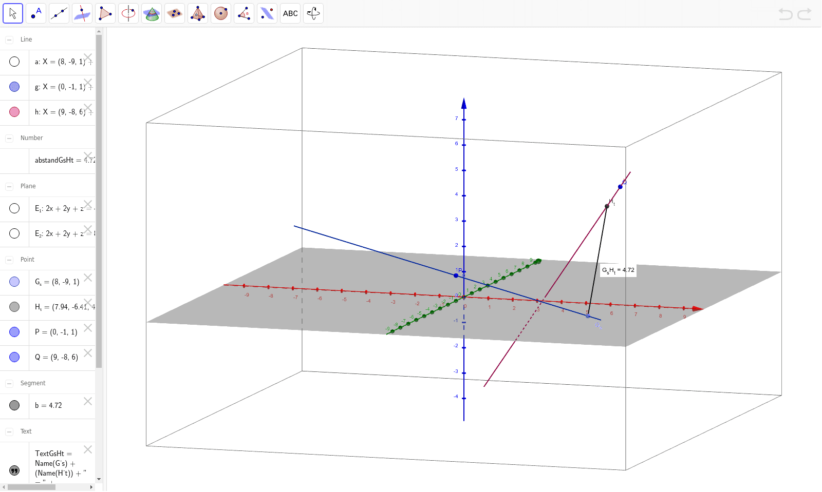 GeoGebra Applet