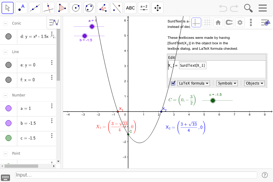 GeoGebra Applet