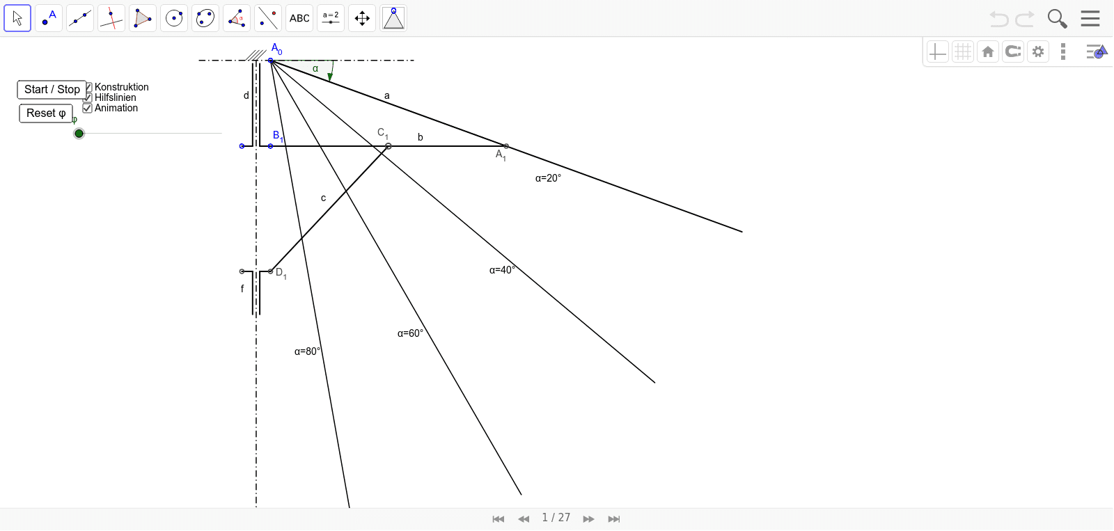 GeoGebra Applet