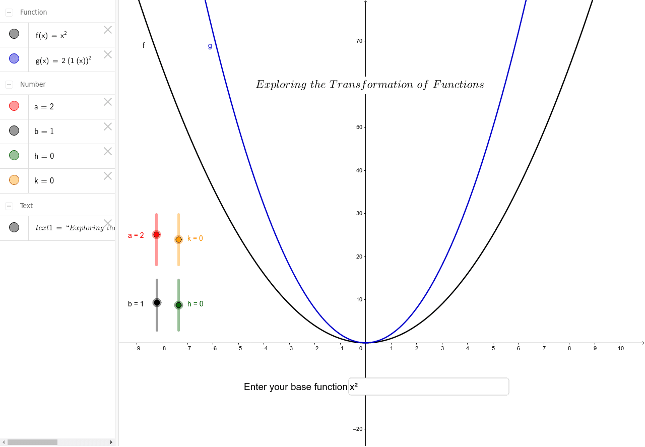 GeoGebra Applet