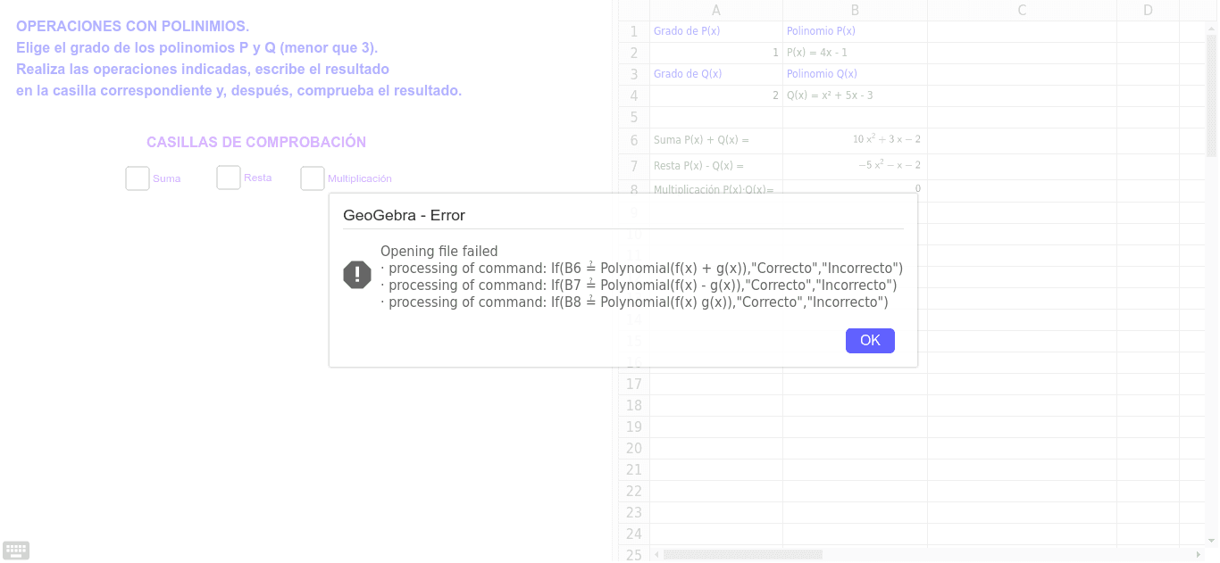 GeoGebra Applet