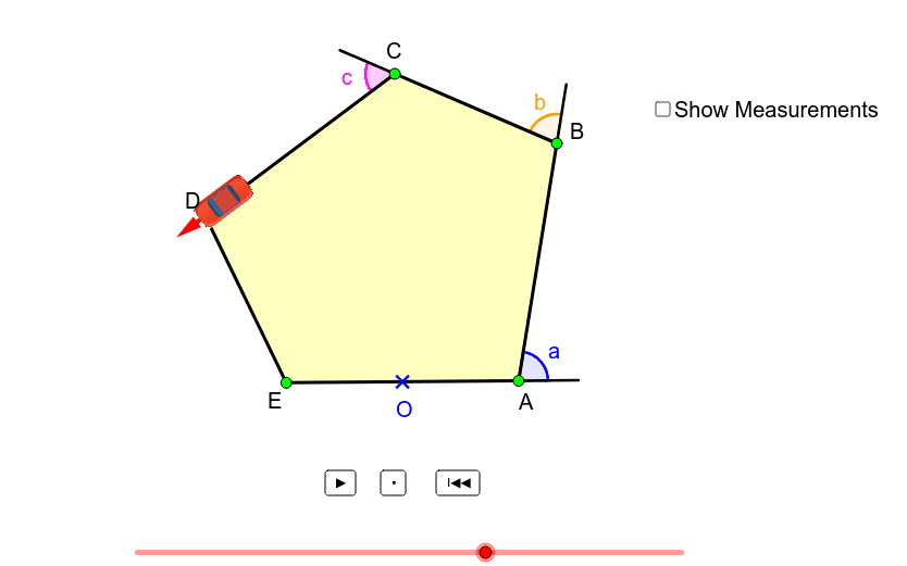Sum of Exterior Angles of Polygons GeoGebra Sum of Exterior Angles of Polygons GeoGebra