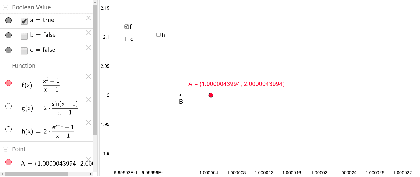 GeoGebra Applet