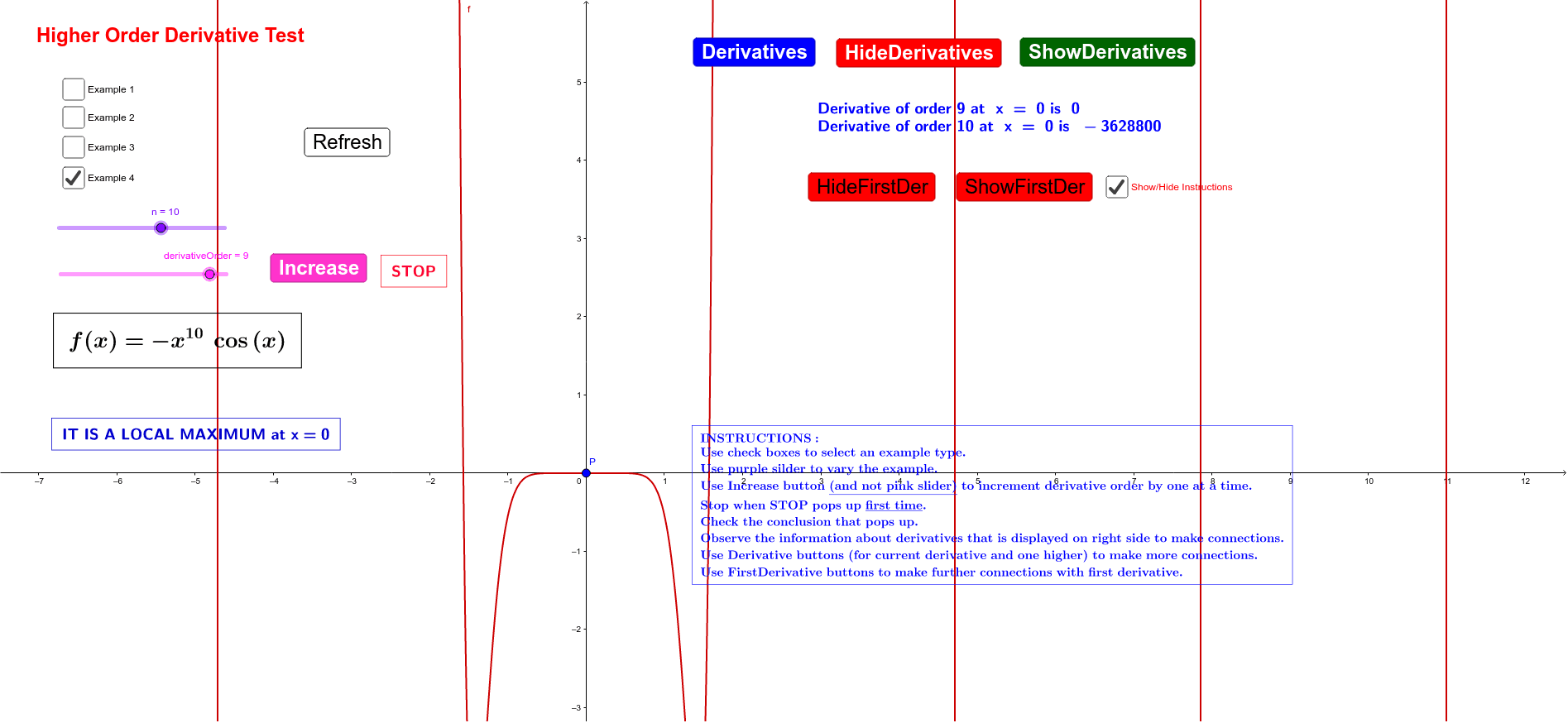 GeoGebra Applet