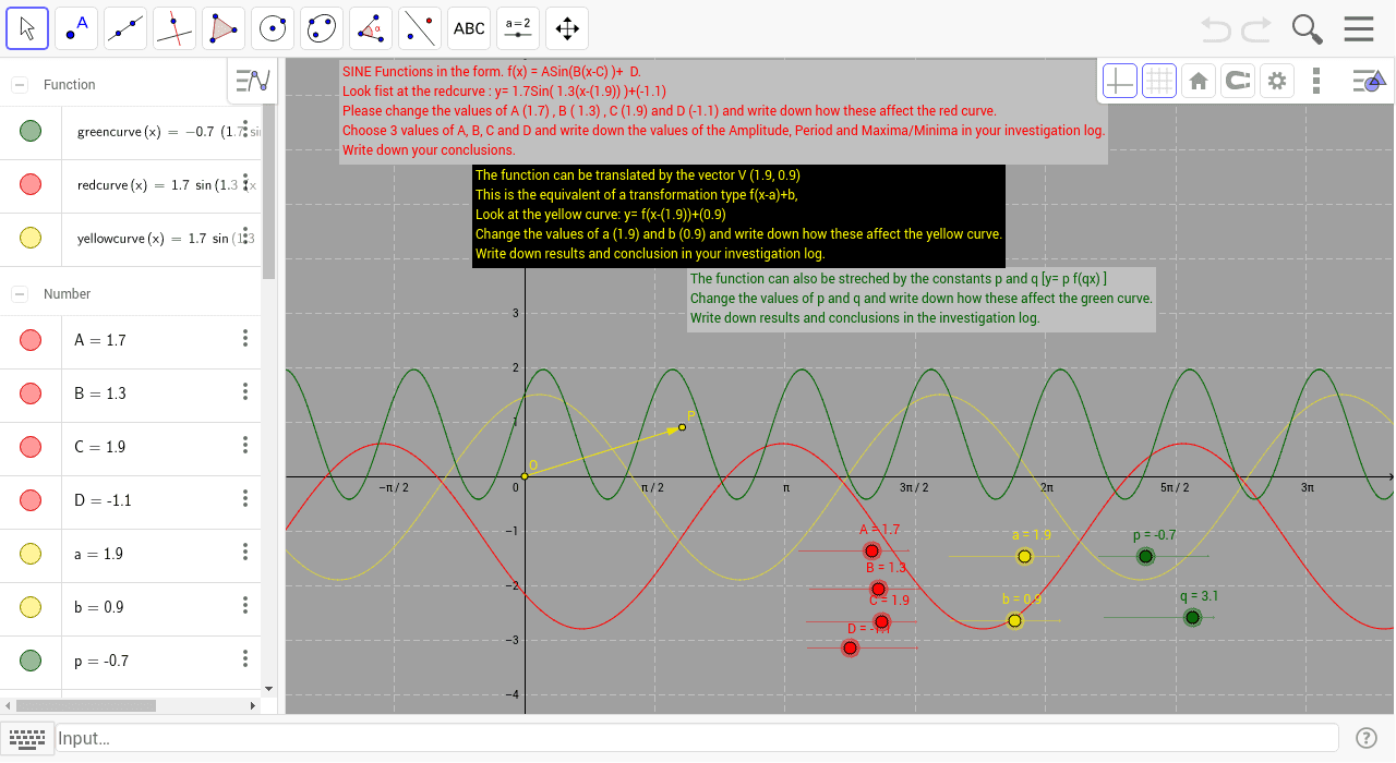 GeoGebra Applet